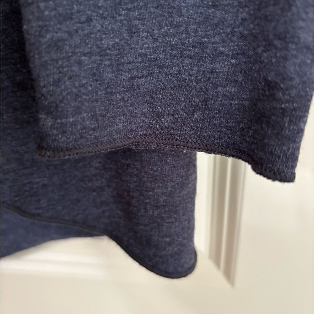 prAna Hooded Open Front Cardigan - Gray and White - No Pockets - Size Medium - Picture 5 of 6